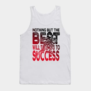 Football Success Quote Tank Top